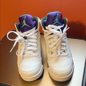 Jordan Kids Sneakers White and Purple
